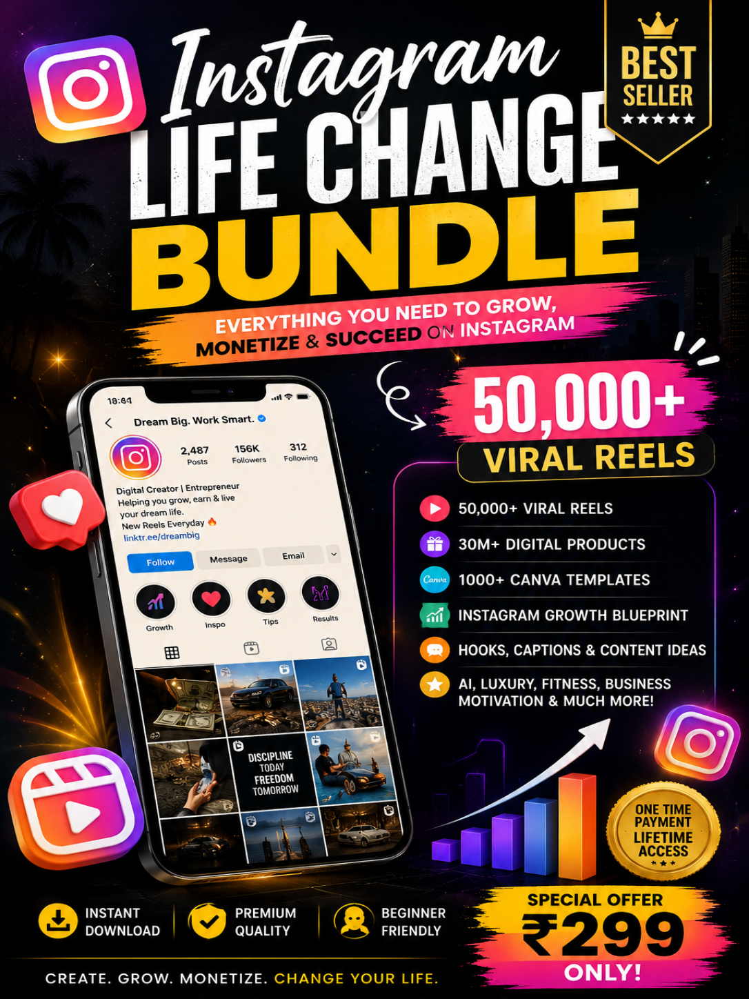 Instagram Life Change Bundle